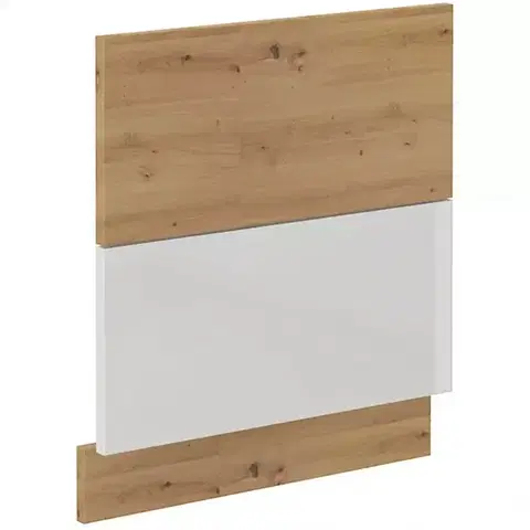 Nábytok do kuchyne a jedálne ARTISAN biela lesklá predná stena umývačky 570X596