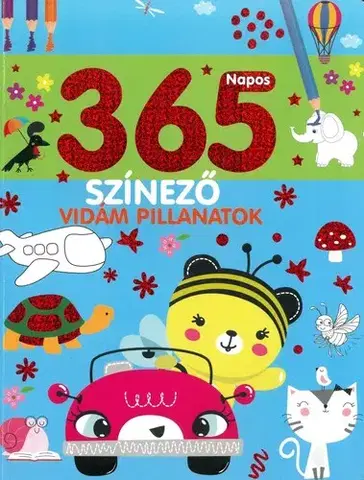 Pre deti a mládež - ostatné 365 napos színező - Vidám pillanatok