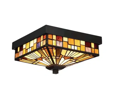 Záhradné lampy Elstead QZ-INGLENOOK-F - Vonkajšie stropné svietidlo INGLENOOK 2xE27/60W/230V IP44 QZ-INGLENOOK-F