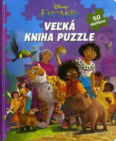 Leporelá, krabičky, puzzle knihy Encanto - Veľká kniha puzzle