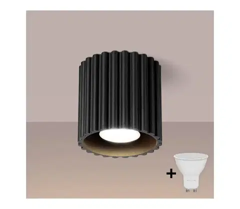 Svietidlá BRILAGI - LED bodové svietidlo SFERA 1xGU10/10W/230V pr. 10 cm čierne BR.1784