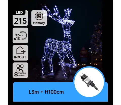 Vianočné dekorácie  B.V.  - LED vonkajšia vianočná dekorácia LED/3,6W/31/230V 6500K 105cm IP44 sob B10303KV7