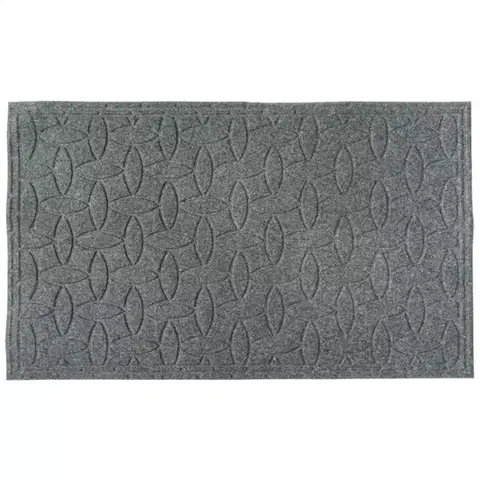 Koberce Rohožka  textile 40x60 šedý prúžok
