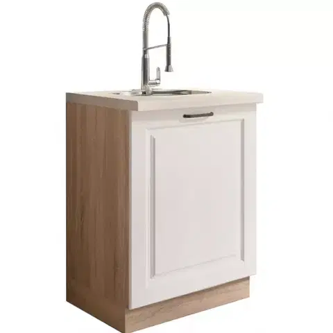 Kuchynské skrinky stojace Kuchynská skrinka Smart 11D Sonoma/biely Mat