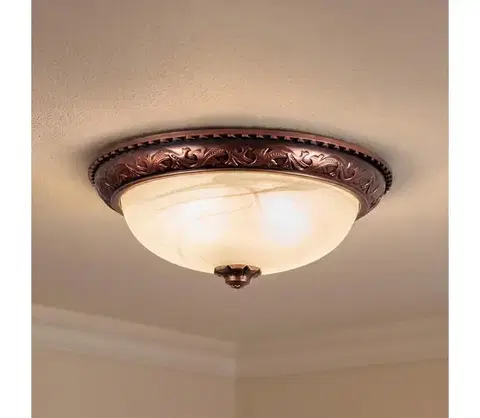 Svietidlá BRILAGI - Stropné svietidlo FRESCO 2xE27/40W/230V priemer 30 cm medené BRSX6087/2C/M