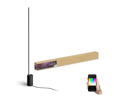 Lampy Philips - LED RGBW Stmievateľná lampa Hue SIGNE LED/29W/230V 2000-6500K čierna 871951447621900