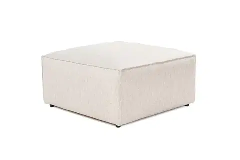 Taburety a podnožky Puf Lora Pouffe - Light Brown