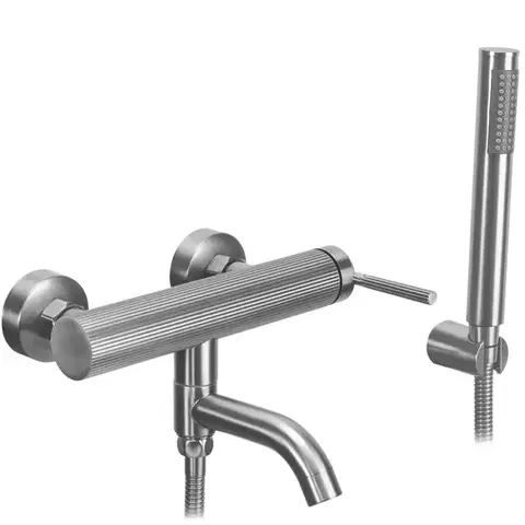 Kúpeľňové batérie REA - Vaňová nástenná batéria Argon Brush Nickel REA-B6452