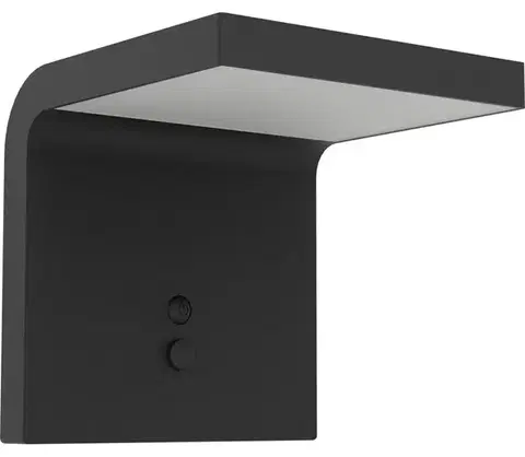 Záhradné lampy Eglo 901082-LED Solárne nástenné svietidlo so senzorom SPIANTE LED/6,5W/3,7V IP44 901082