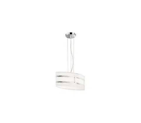 Svietidlá Trio - Luster na lanku NIKOSIA 2xE27/40W/230V strieborná 308700289