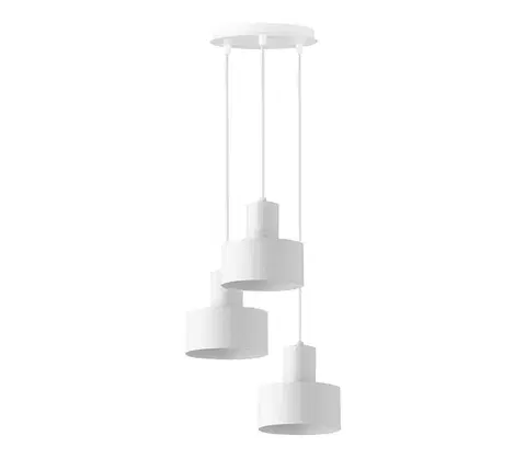 Svietidlá  Luster na lanku RIF 3xE27/60W/230V biela 30906