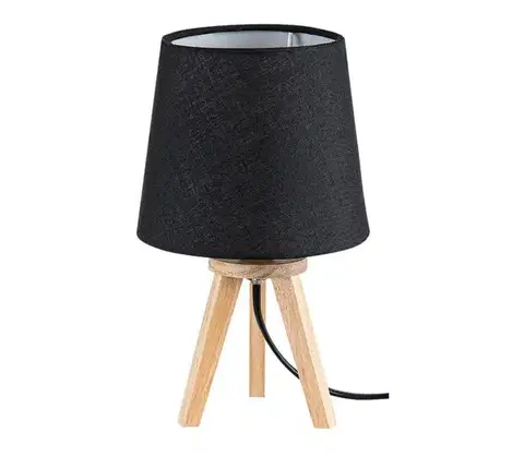Lampy Rabalux 2069 - Stolná lampa LYCHEE 1xE14/25W/230V čierna 2069