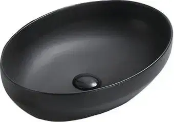 Umývadlá MEXEN - Cornelia umývadlo na dosku 50x36, čierna mat 21885085