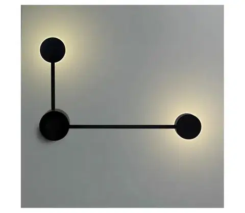 Svietidlá  LED Nástenné svietidlo JOY 2xGX53/6W/230V čierna 326294