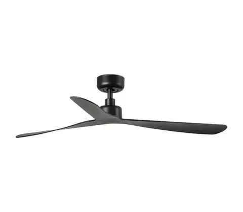 Ventilátory FARO Barcelona FARO 34196 - Stropný látor ROCKER M pr. 132 cm čierny + diaľkové ovládanie 34196