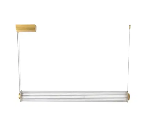 Svietidlá Zuma Line 1232 - LED stmievateľný luster na lanku COMO LED/39W/230V 2700-6500K zlatý + s diaľkovým ovládačom 1232