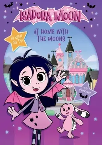 Nalepovačky, vystrihovačky, skladačky Isadora Moon: At Home with the Moons, packed with puzzles, colouring, drawing, and stickers (as seen on TV) - Oxford Children's