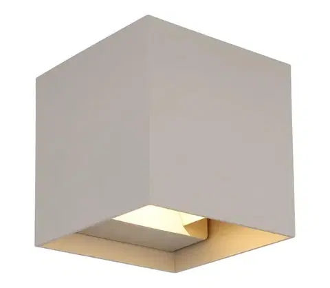 LED osvetlenie Globo 34168SA - LED vonkajšie nástenné svietidlo VERONIKA 2xLED/3W/230V IP54 34168SA