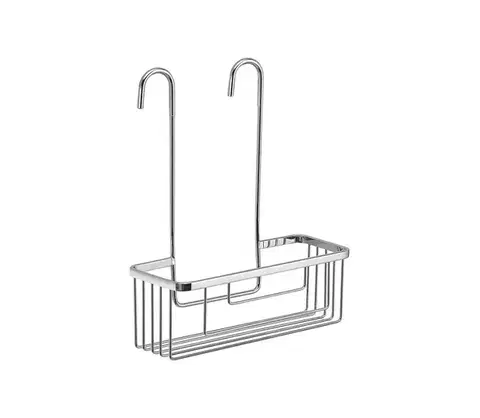 Svietidlá Gedy - Závesná polica do sprchy SMART 37,5x30 cm lesklý chróm 248913