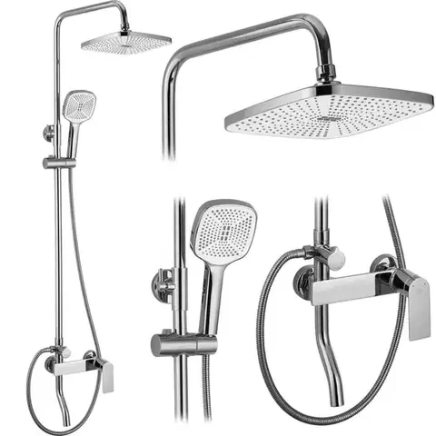 Kúpeľňové batérie REA REA - Sprchový set STORM CHROME REA-P4881