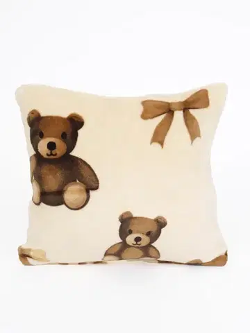 Dekoračné obliečky MKLozkoviny.sk Obliečka na vankúšik mikroplyš Exclusive 40 × 40 cm - Plyšové medvedíky-  -