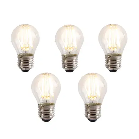 LED osvetlenie Sada 5 LED žiaroviek E27 s 3-stupňovým stmievaním P45 5W 700 lm 2700K