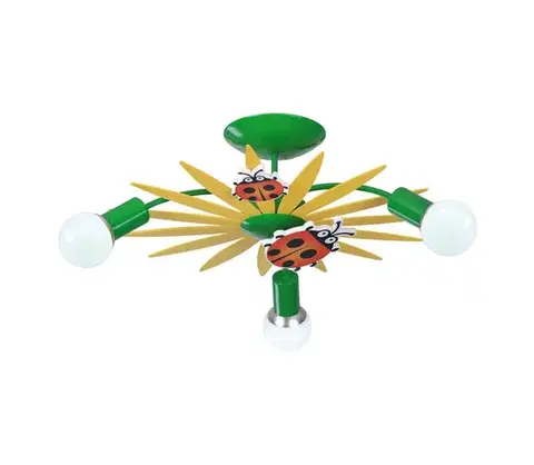 Svietidlá LUXERA  - detské stropné svietidlo QUETT 3xE27/40W/230V 