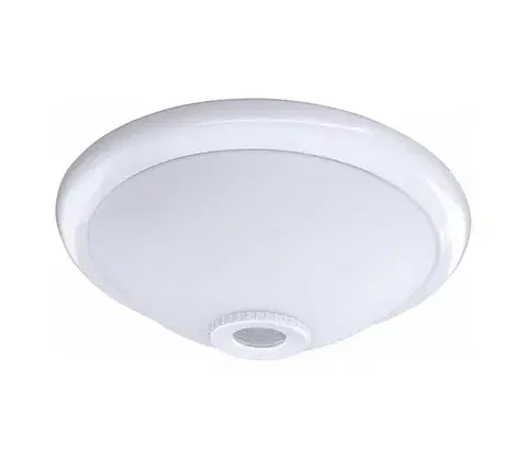 Svietidlá Greenlux Stropné svietidlo s pohybovým senzorom MANA 2xE27/40W/230V priemer 30 cm biele 