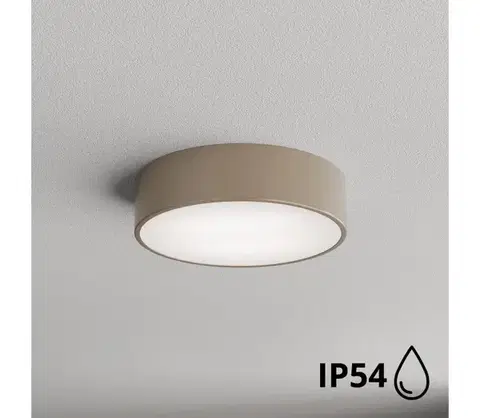 Svietidlá BRILAGI - Kúpeľňové stropné svietidlo CLARE 2xE27/24W/230V pr. 30 cm IP54 béžová 8590828611431