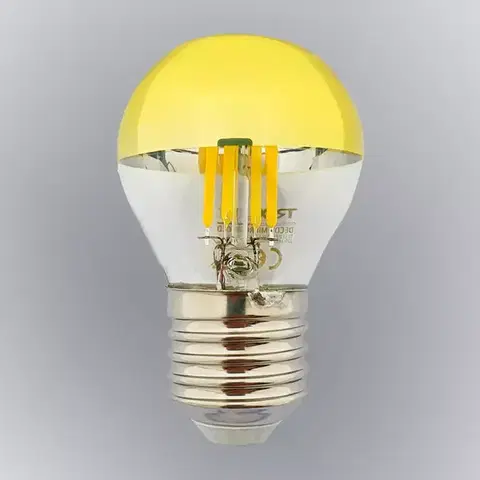 Žiarovky E27 Žiarovka FL LED P45 5W E27 4200K Half Amber