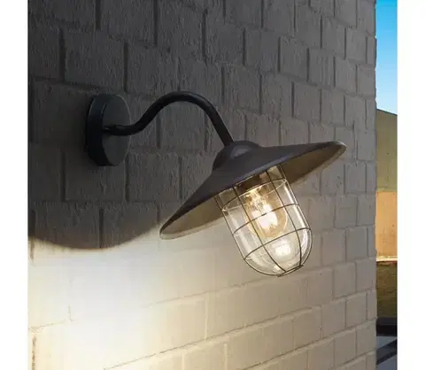 Záhradné lampy Eglo 94792 - Vonkajšie svietidlo MELGOA 1xE27/60W/230V IP44 94792