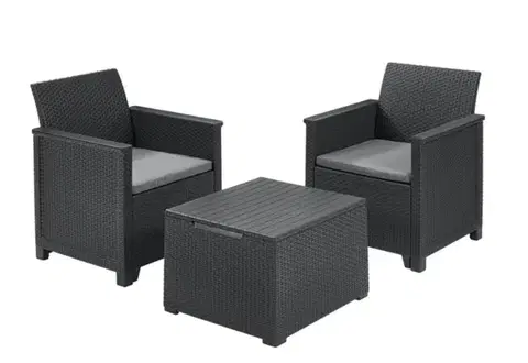 Záhradné sedacie súpravy EMMA balcony set - Allibert
