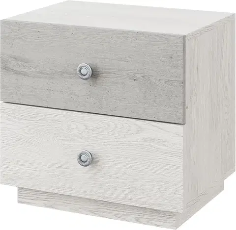 Nočné stolíky VIVA nočný stolík, light artwood/industrial