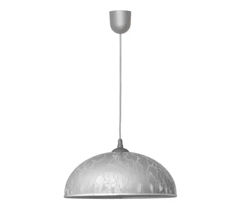 Svietidlá  Luster na lanku CIRCLE 1xE27/15W/230V šedá WLA-05 HYDRO SILVER CH