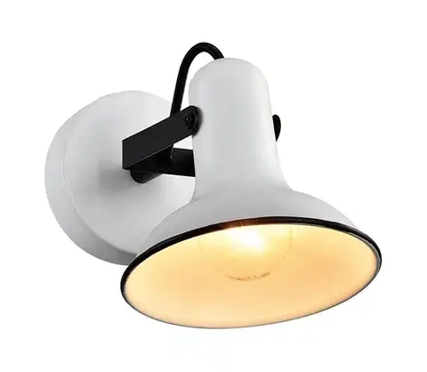 Svietidlá Prezent  - Nástenné bodové svietidlo ANDORA 1xE14/40W/230V biela 