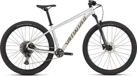 Hardtail SPECIALIZED Rockhopper Expert Gloss Silver Dust/Satin Burnt Gold Metallic Veľkosť: S