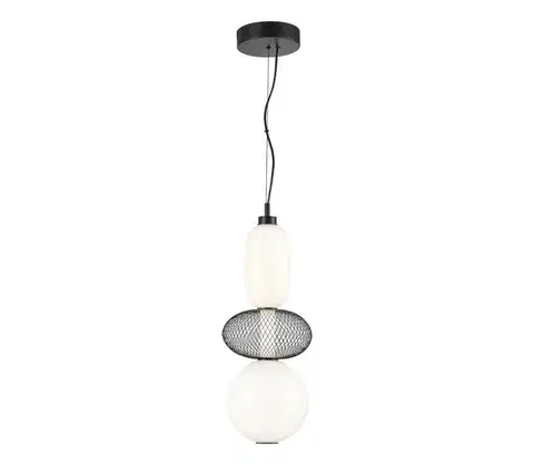 Svietidlá  LED Luster na lanku ARAME LED/23W/230V pr. 22 cm čierna ML1433