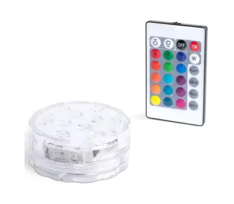 LED osvetlenie  LED Stmievateľné osvetlenie do bazéna LED/3xAAA IP68 + diaľkové ovládanie 55852B