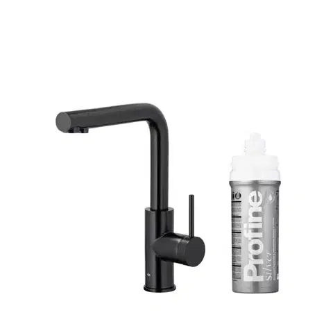 Kuchynské drezy KFA KFA - Batéria drezová DUERO PURE BASIC, s filtráciou, čierna 6623-914-81