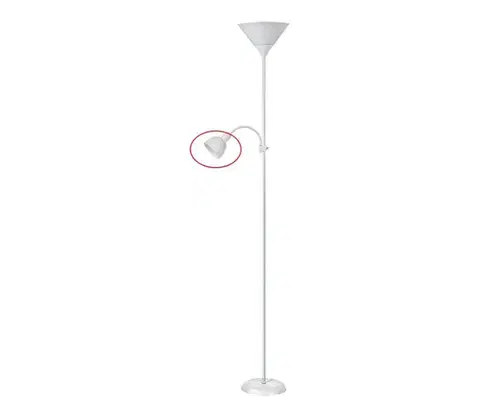 Lampy Rabalux 4061 - Náhradné tienidlo k stojacej lampe ACTION E14 malé biela 9871