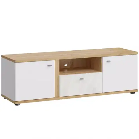 Všetky produkty TV stolík Avila 2D1S AILF01 biela/dub artisan