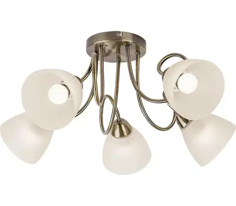 Svietidlá Rabalux 71482 - Prisadený luster PALOMINA 5xE27/60W/230V 71482