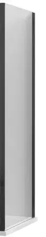 Sprchovacie kúty MEXEN - APIA stena 90x190 cm 5mm čierne, transparent 840-090-000-70-00