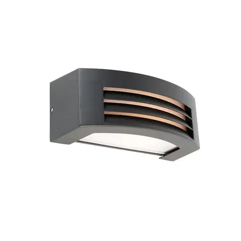 Vonkajšie nástenné svietidlá Moderná nástenná lampa antracit IP44 - Hurricane 1