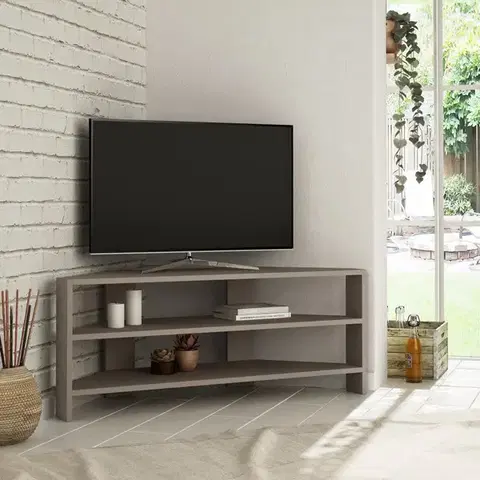 TV stolíky TV stolík Thales Corner - Light Mocha