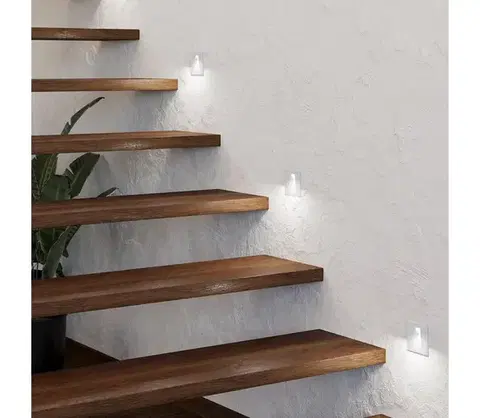Svietidlá Eglo 99643 - LED Schodiskové svietidlo MECINOS LED/2W/230V biela 99643