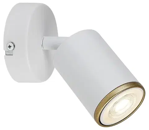Svietidlá Rabalux 73104 - Nástenné bodové svietidlo NOLIE 1xGU10/15W/230V biela 73104