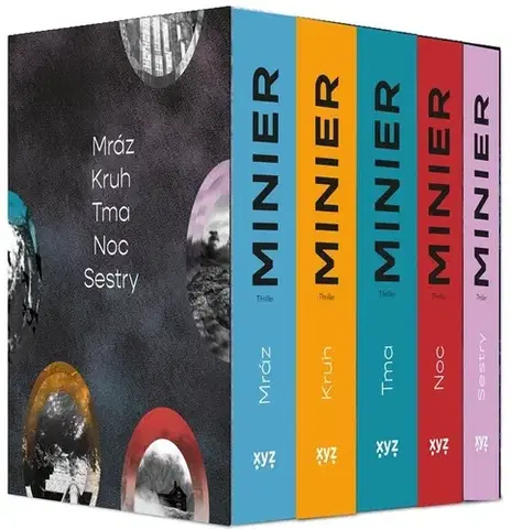 Detektívky, trilery, horory Bernard Minier - Mráz, Kruh, Tma, Noc, Sestry (BOX) - Bernard Minier,Jiří Žák
