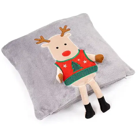 Obliečky 4Home Vianočný obliečka na vankúšik Xmas Reindeer, 40 x 40 cm
