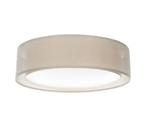 Svietidlá  Stropné svietidlo PURO 2xE27/40W/230V pr. 60 cm béžové 090-061-008-60